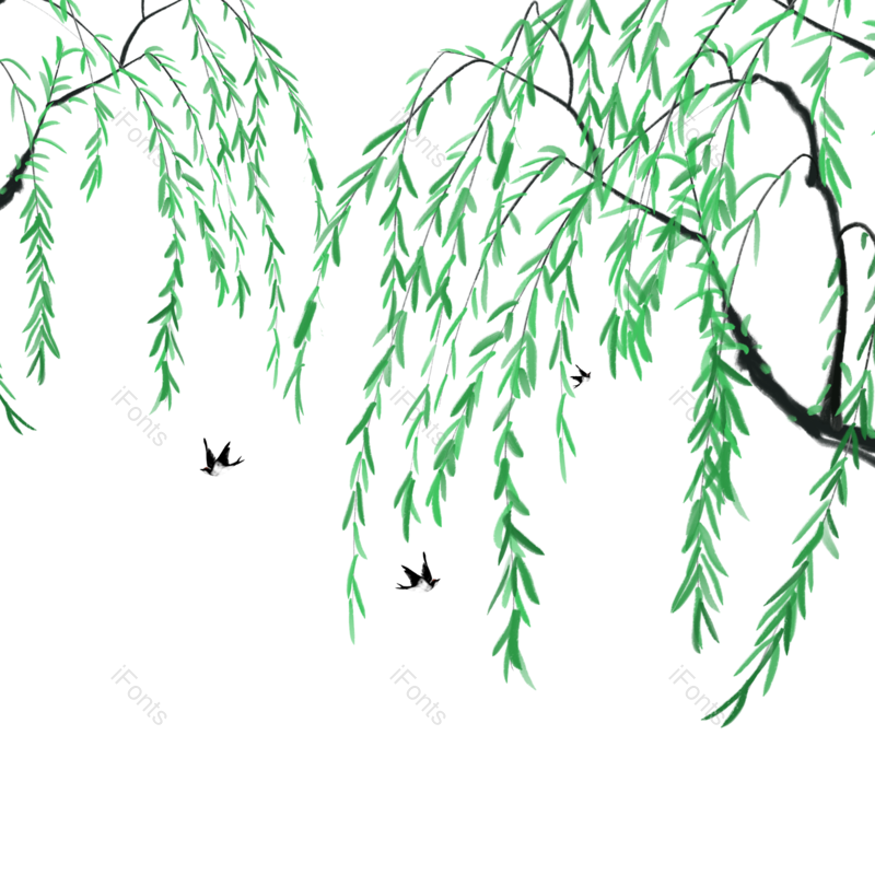 绿色元素图片,绿色素材元素,飞鸟PNG,绿色免抠素材